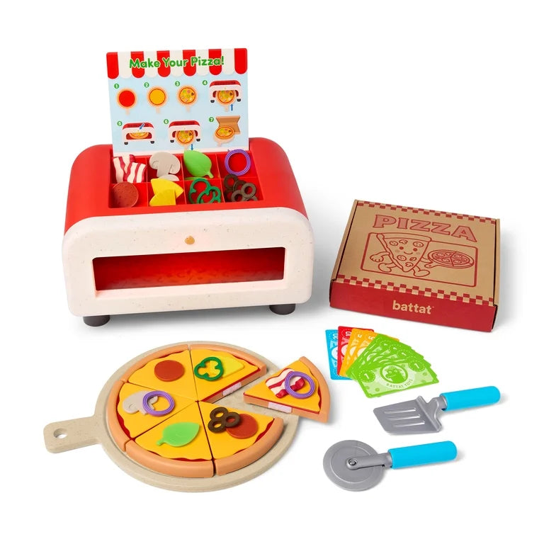 Battat Make & Bake Pizza Oven Plastic Playset