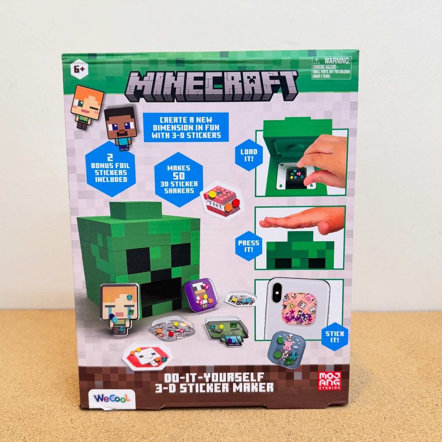 Paladone Wecool Minecraft Creeper DIY 3D Sticker Maker