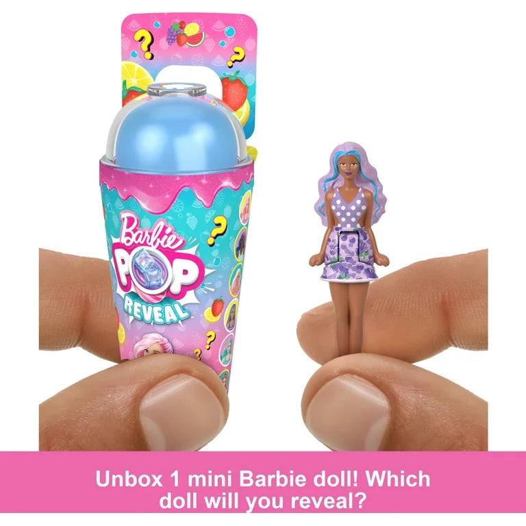 Barbie Mini BarbieLand Pop Reveal Doll with Surprise Sensory Reveal