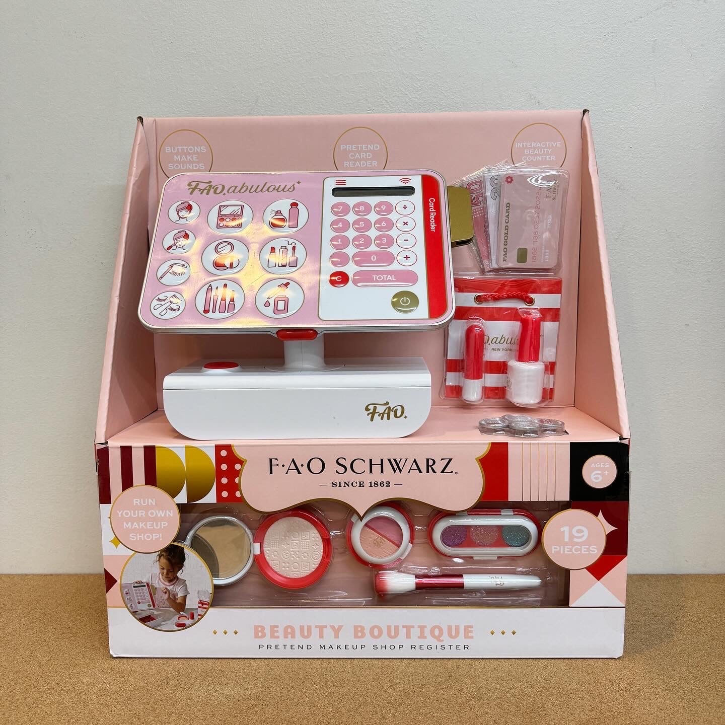 Fao Schwarz Toy Cosmetic Cash Register