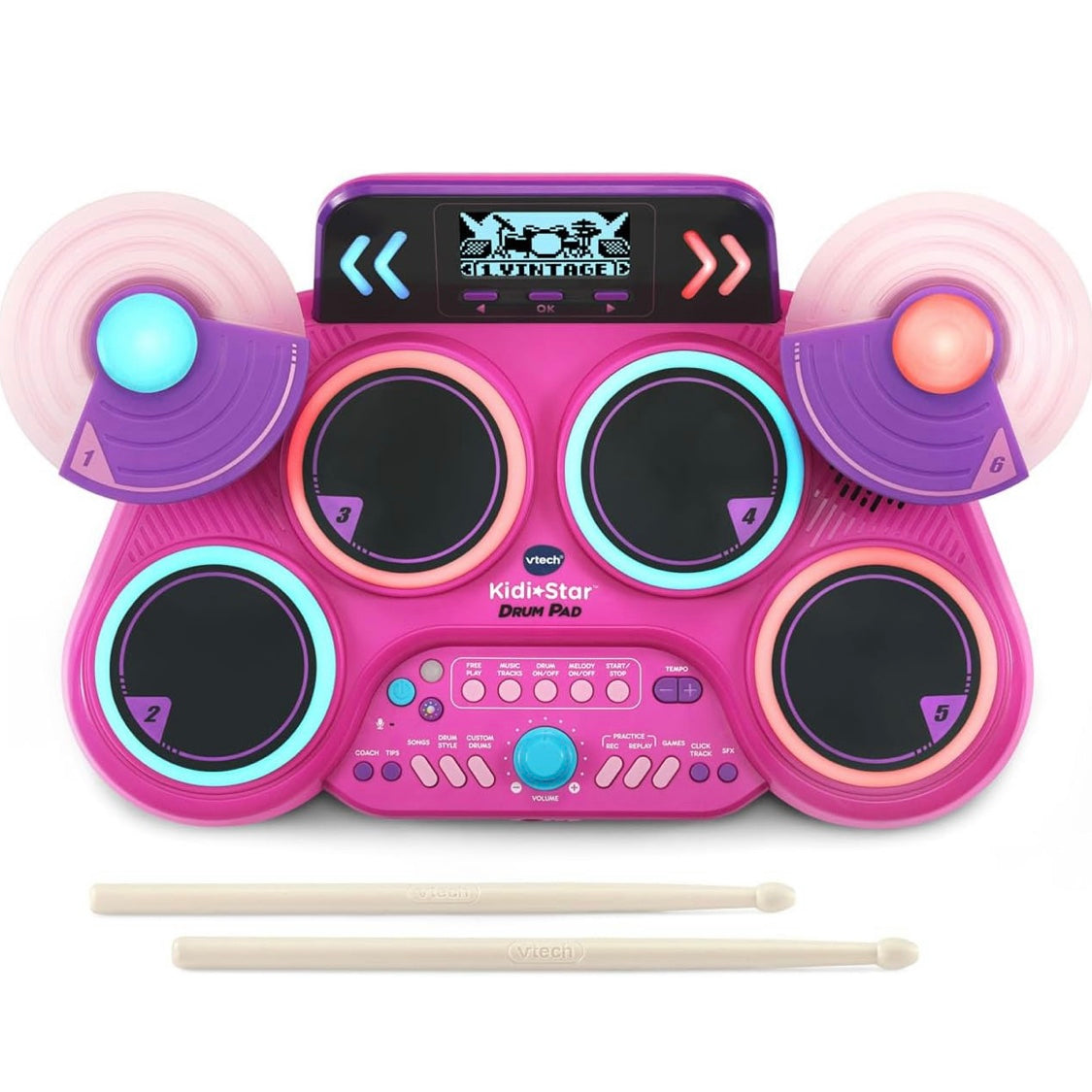 Vtech Kidi Star Drum Pad - Pink