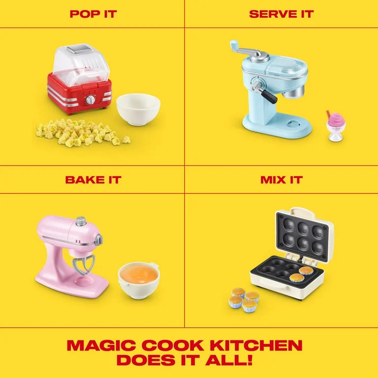 Mini Brands Really Works Magic Cook Kitchen Series 1 Popcorn Machine