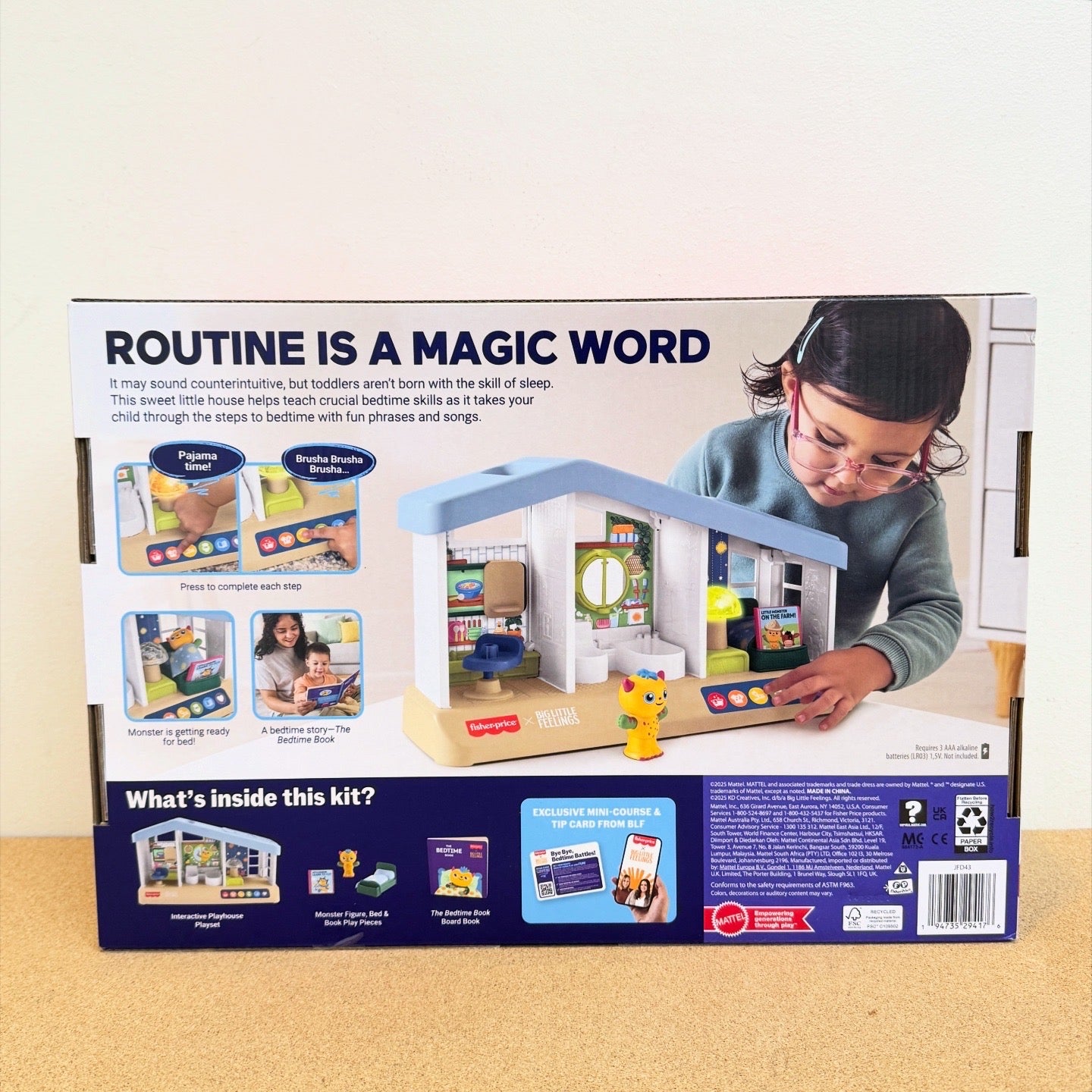 Fisher Price Big Little Feelings Bedtime Routine Kit