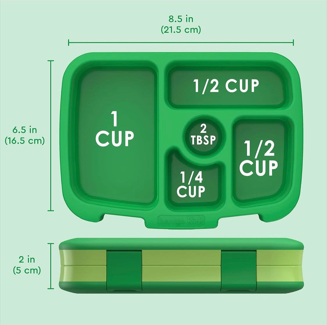 Bentgo Kids Durable & Leak Proof Lunchbox - Safari