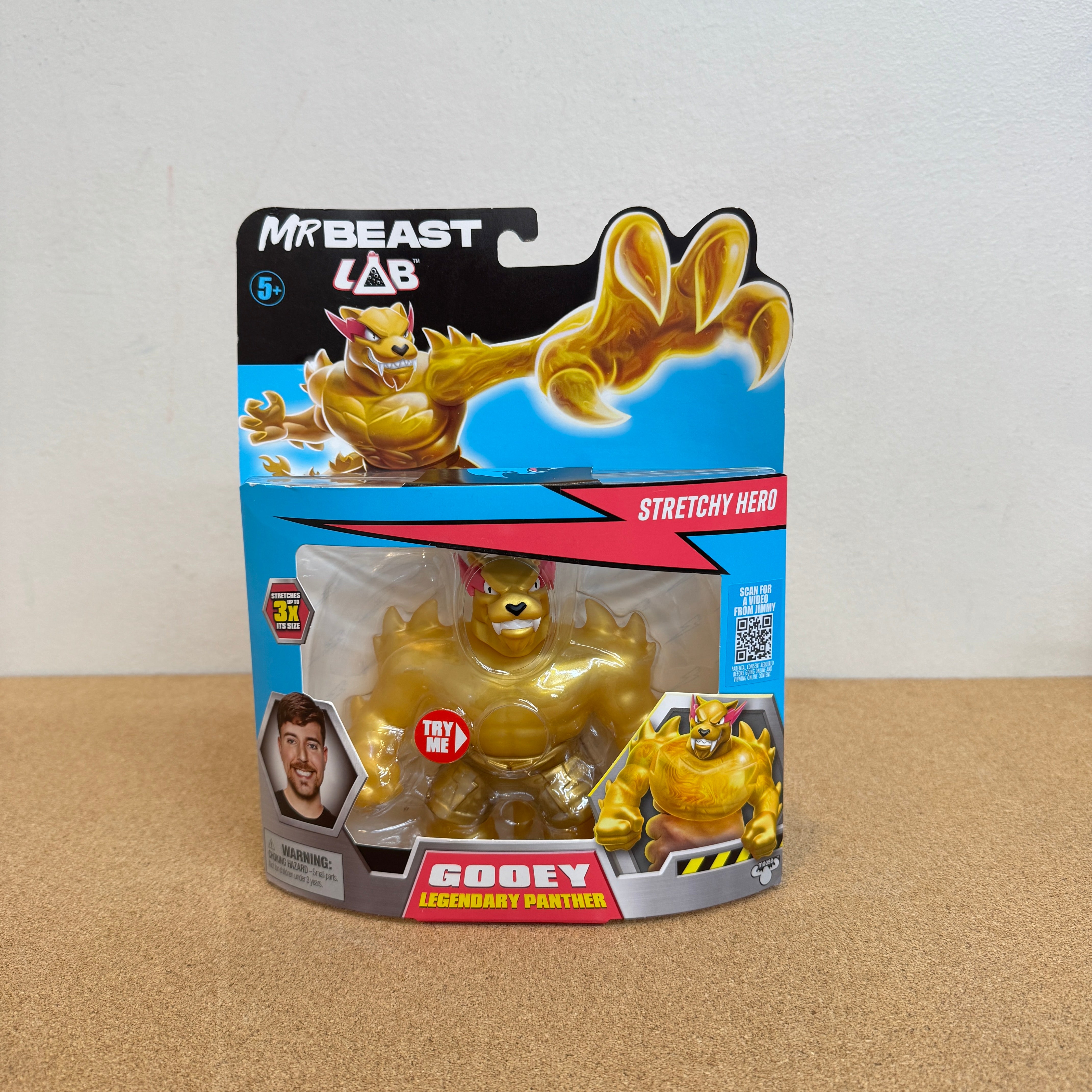 MrBeast Lab Heroez Of Goo Jit Zu Goo Legendary Panther Figure