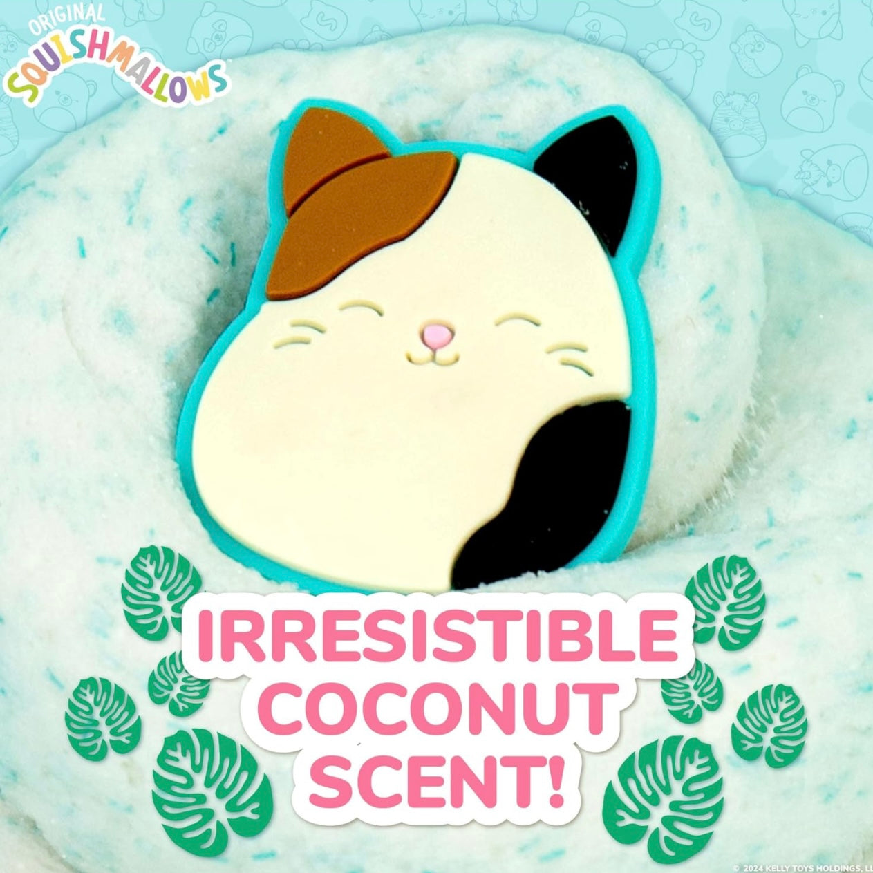 Squishmallows Cam the Cat Premium Coconut Scented Slime 8oz