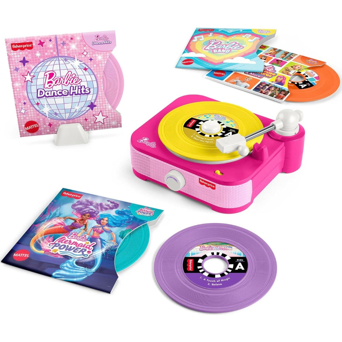 Fisher Price Rockin’ Record Barbie Player Musical Toy