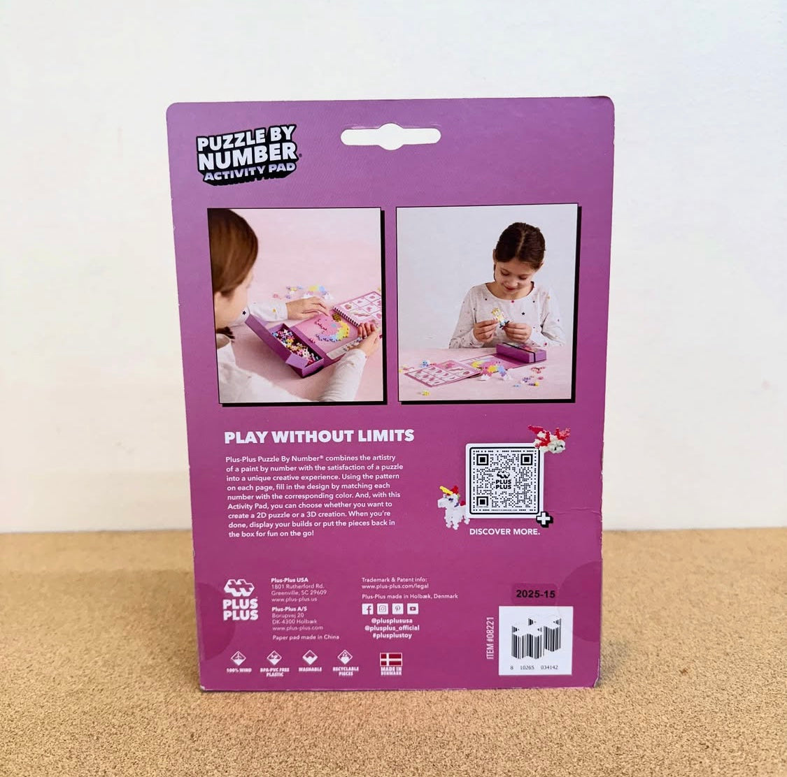 Plus-Plus Puzzle By Number Activity Pad - Fairytale