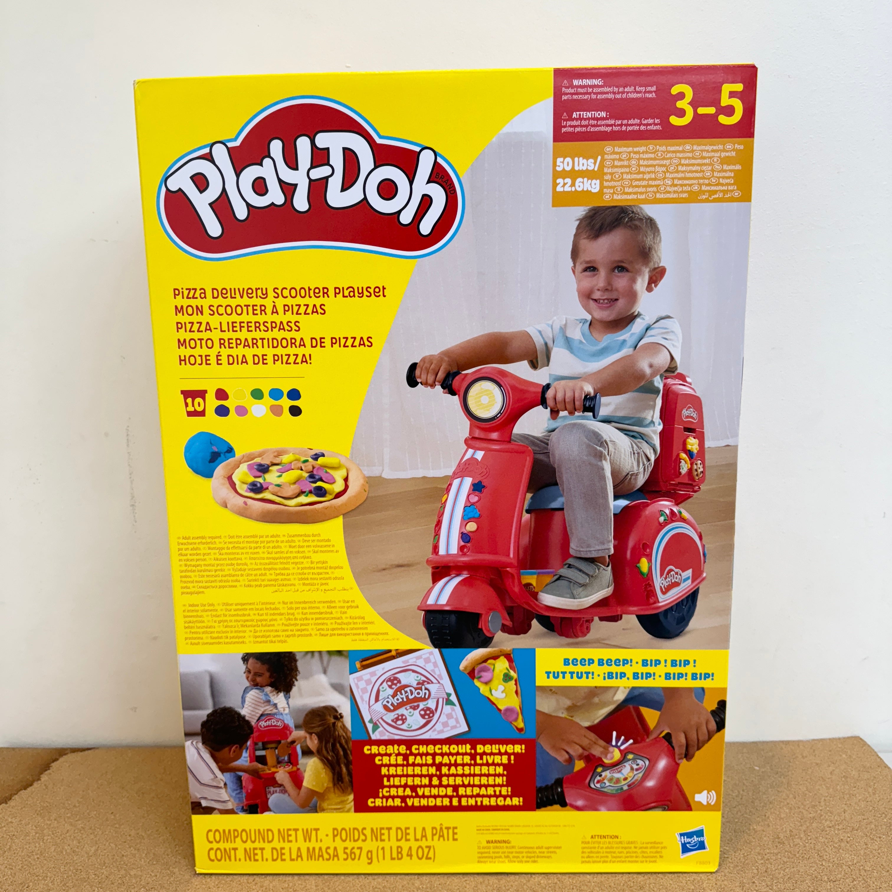 Play-Doh Pizza Delivery Scooter Playset