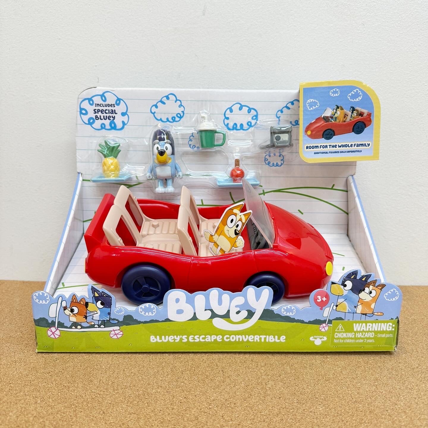 Bluey Vehicle & Figure Escape Convertible