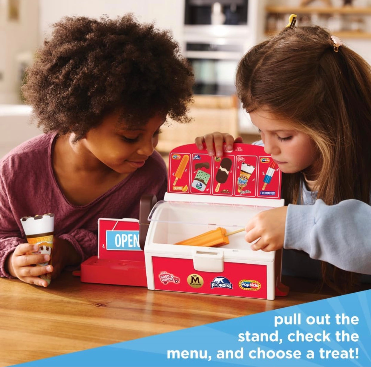 Casdon Pretend Ice Cream Freezer Toddler Playset