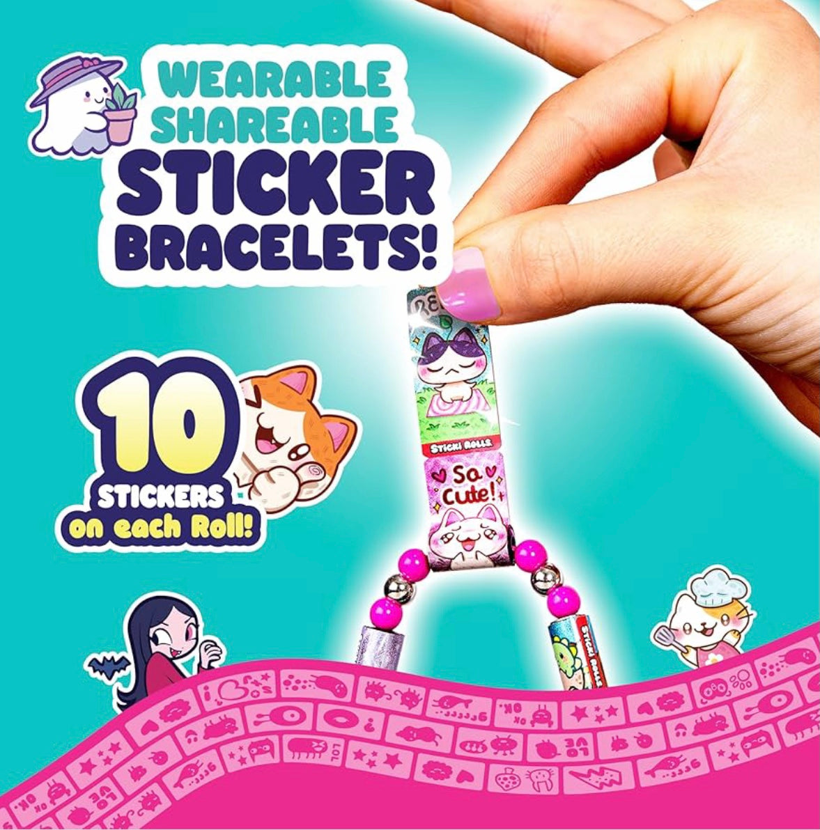 Sticki Rolls Series 2 Sticki Station Sticker Jewelry Kit