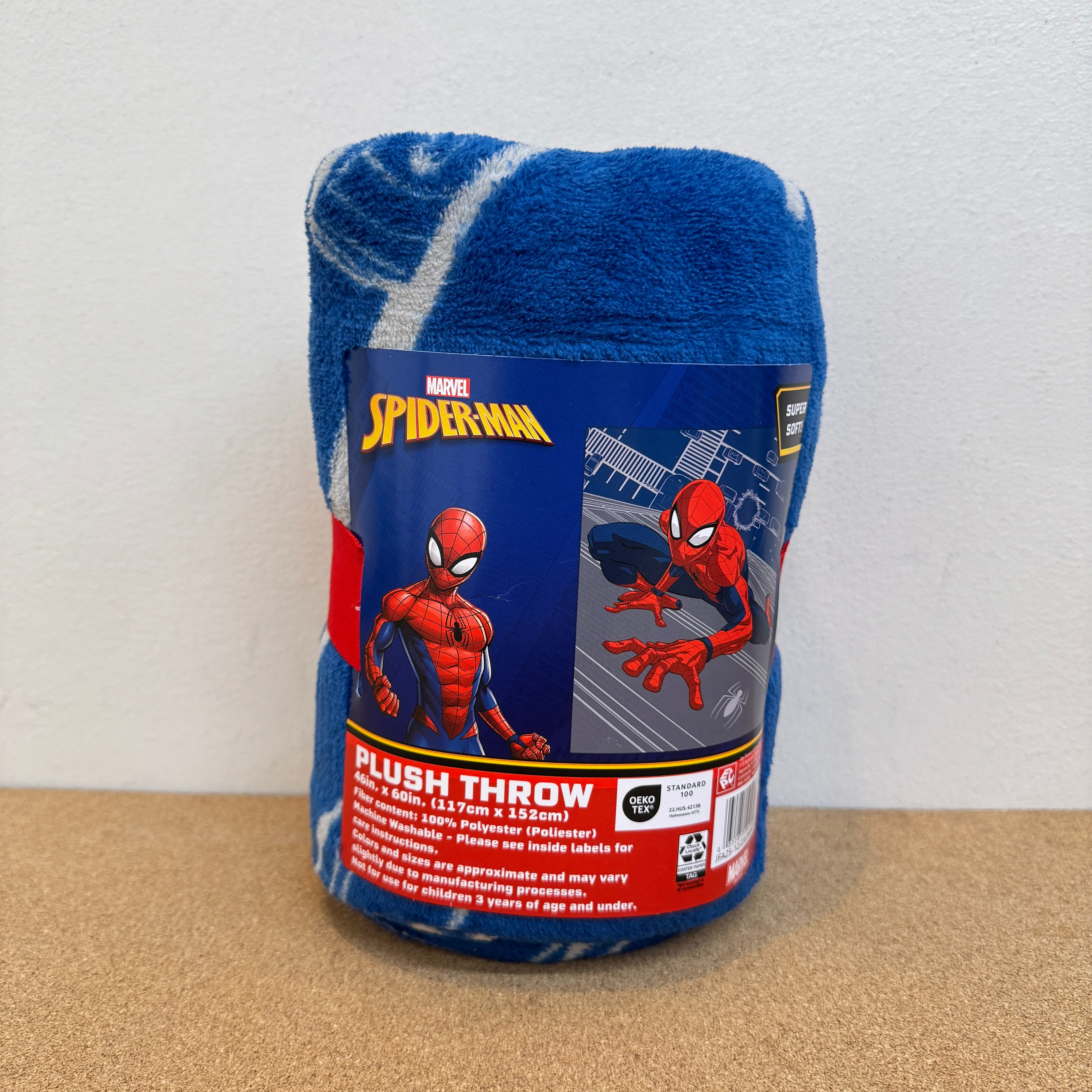 Spiderman Kids Throw Blanket 46x60Inch