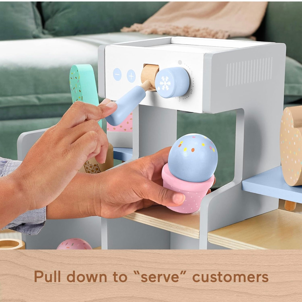 Fisher Price Wooden Ice Cream Shop Playset