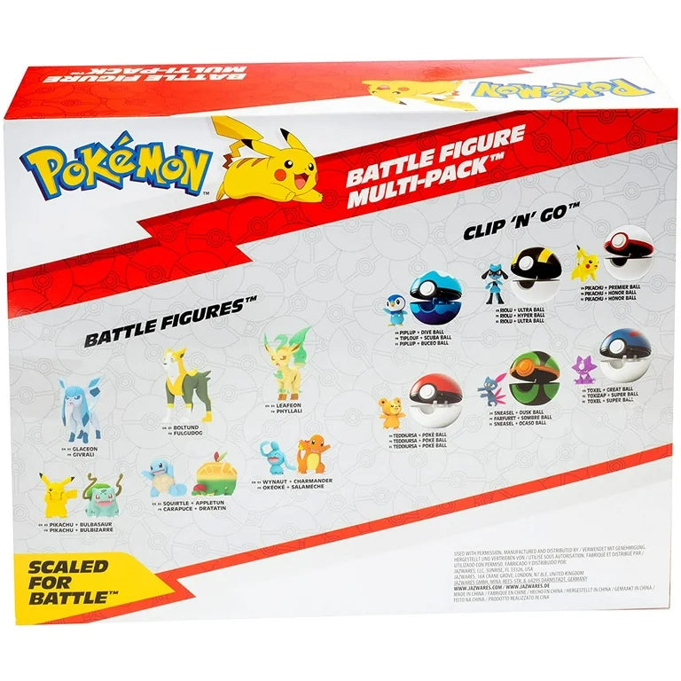 Pokemon Battle Figure Multi-Pack Toy Set