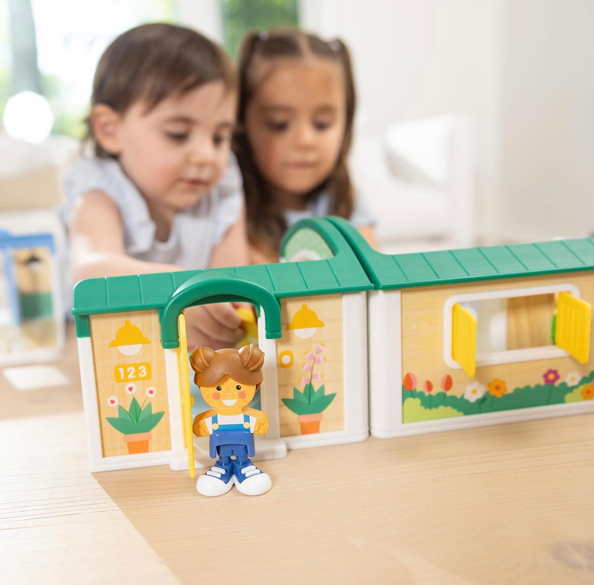 Melissa & Doug Cheery Lane Modular Play House Wooden Playset