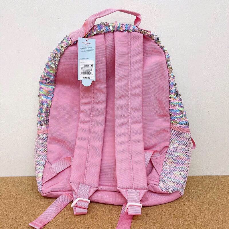 Girls Flip Sequin Unicorn Backpack 16”