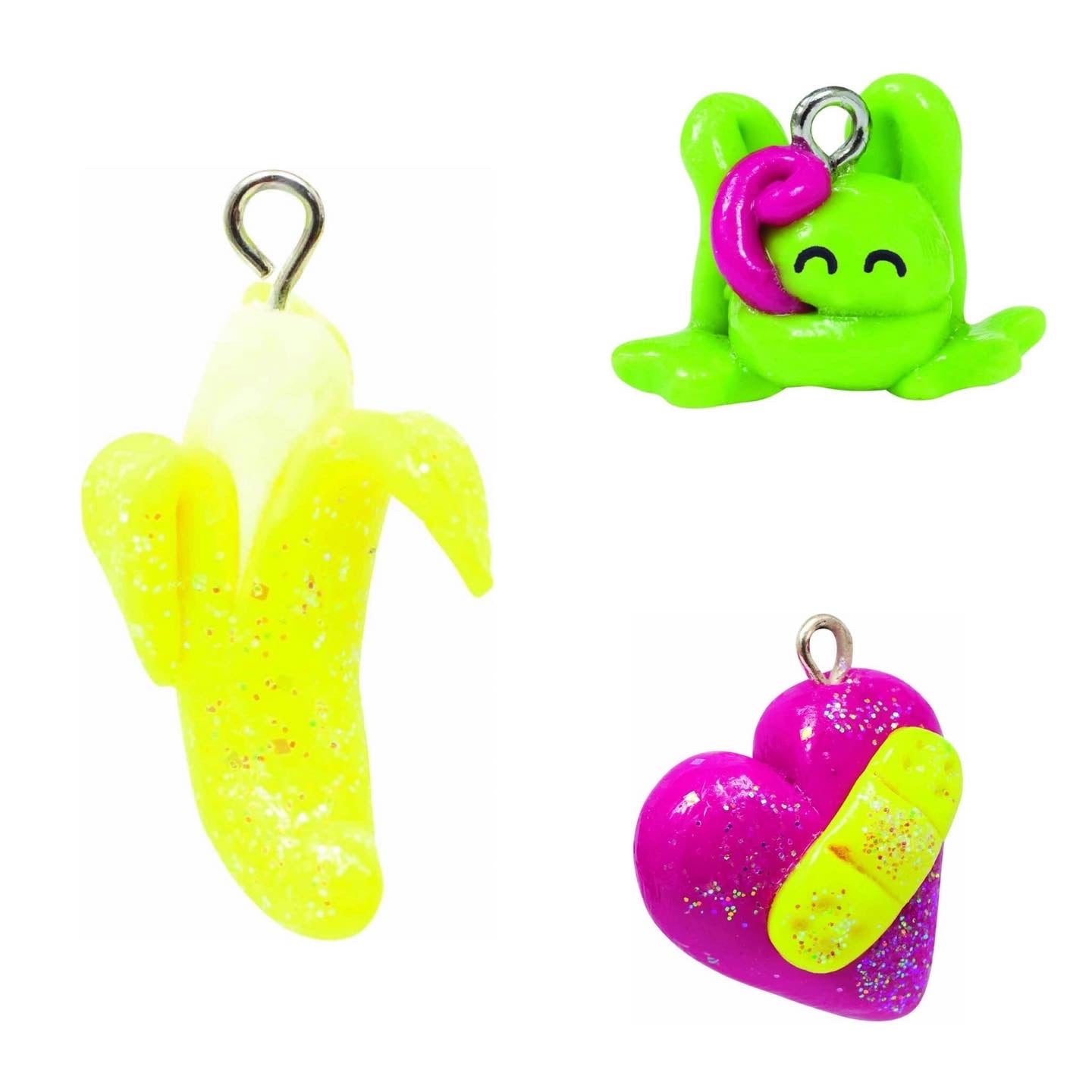 Klutz Make Glitter Clay Charms Craft Kit