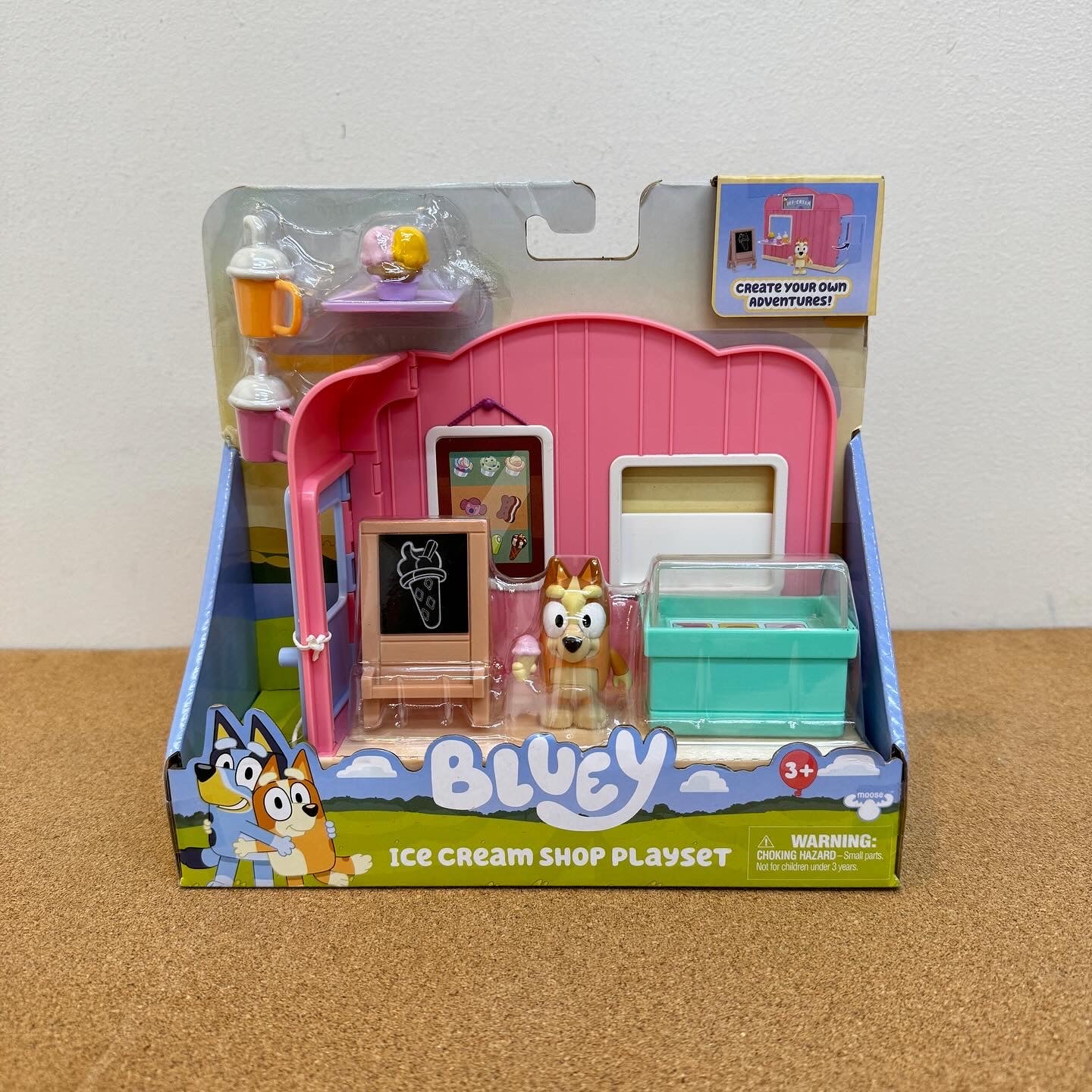 Bluey Mini Ice Cream Shop Playset