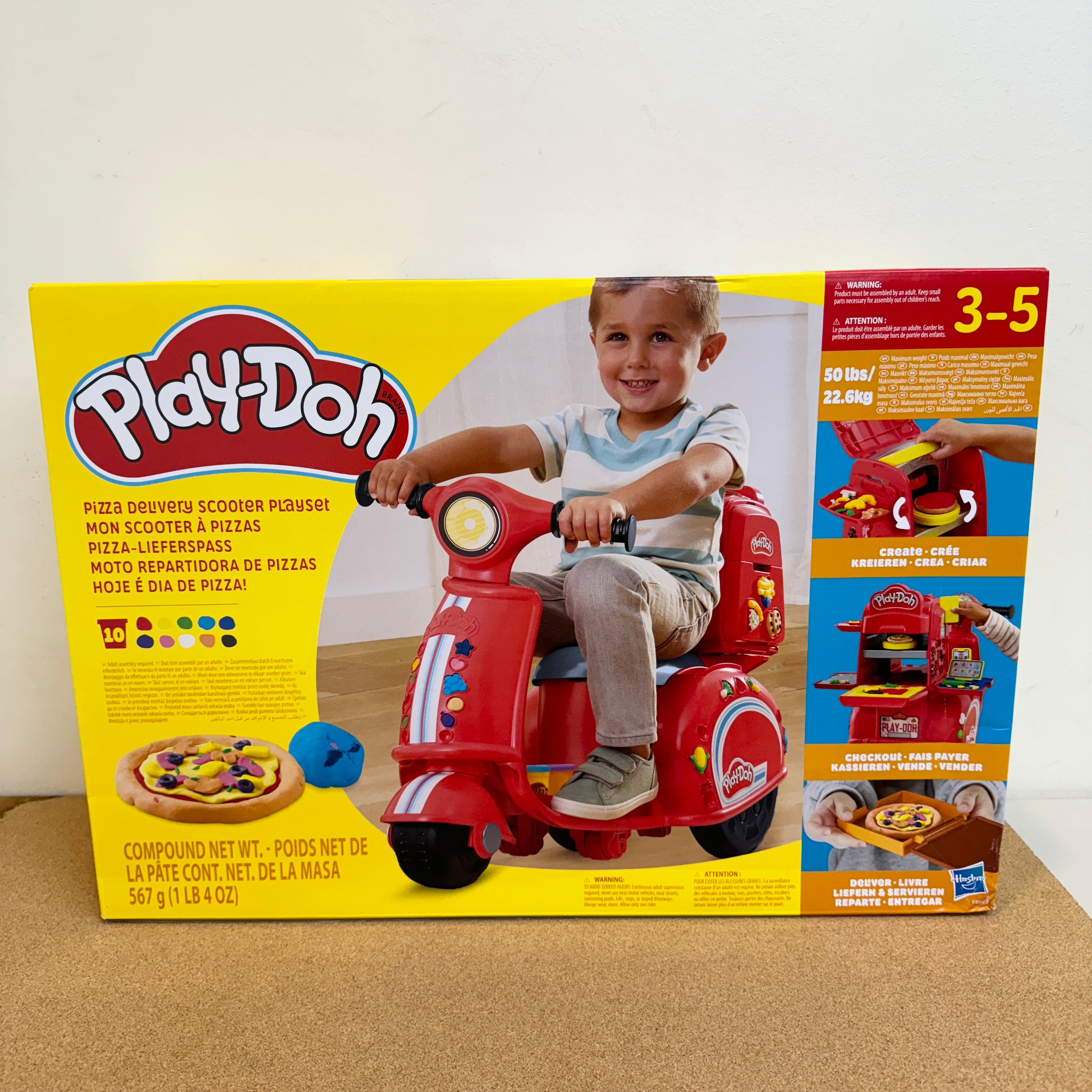 Play-Doh Pizza Delivery Scooter Playset