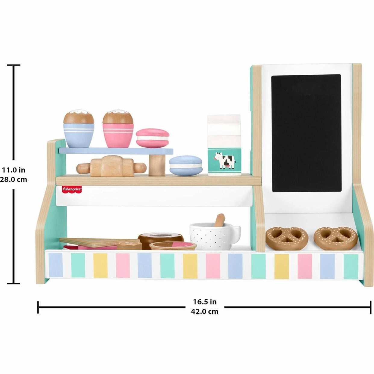 Fisher Price Wooden Coffee Shop Playset