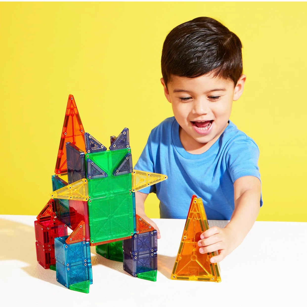 Magna-Tiles Combo 62piece Magnetic Construction Set