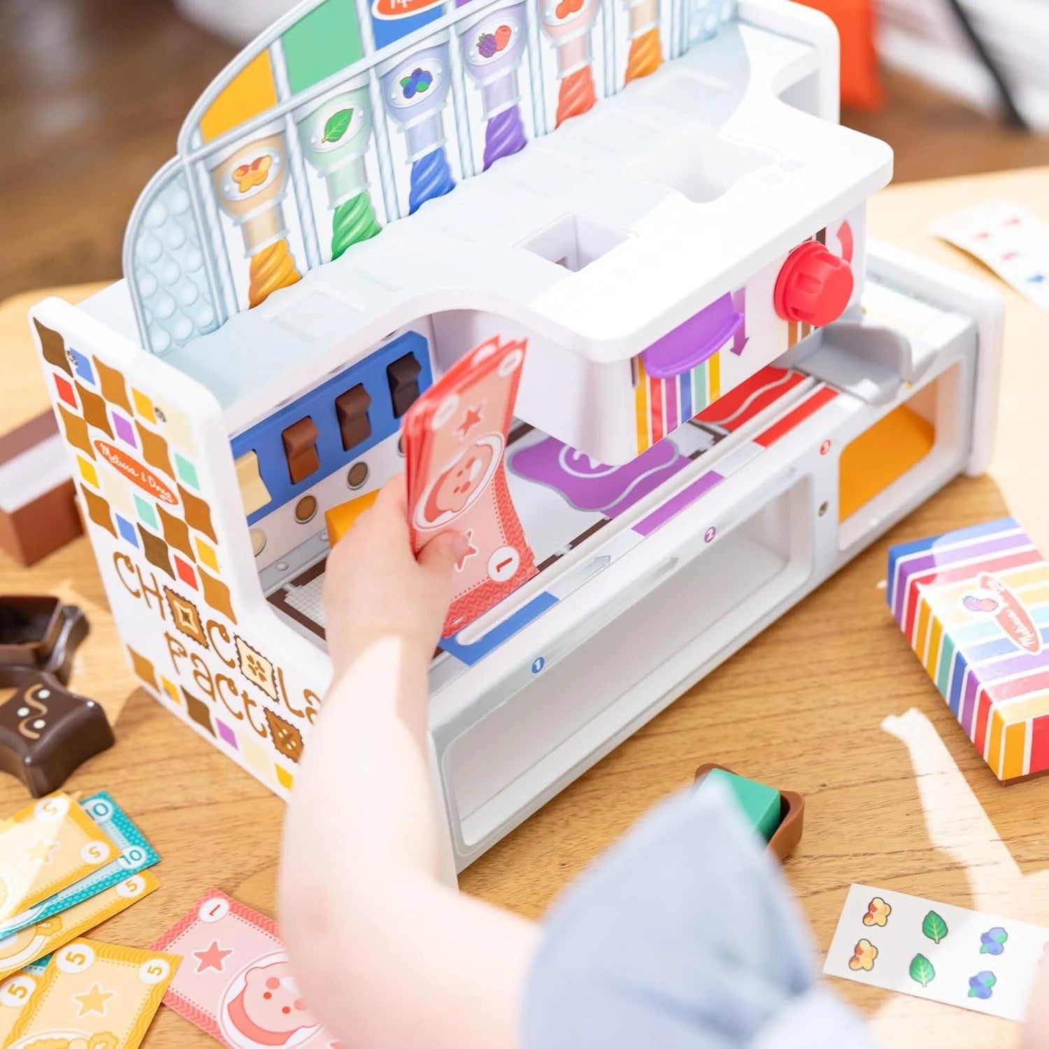 Melissa & Doug Wooden Chocolate Factory Playset