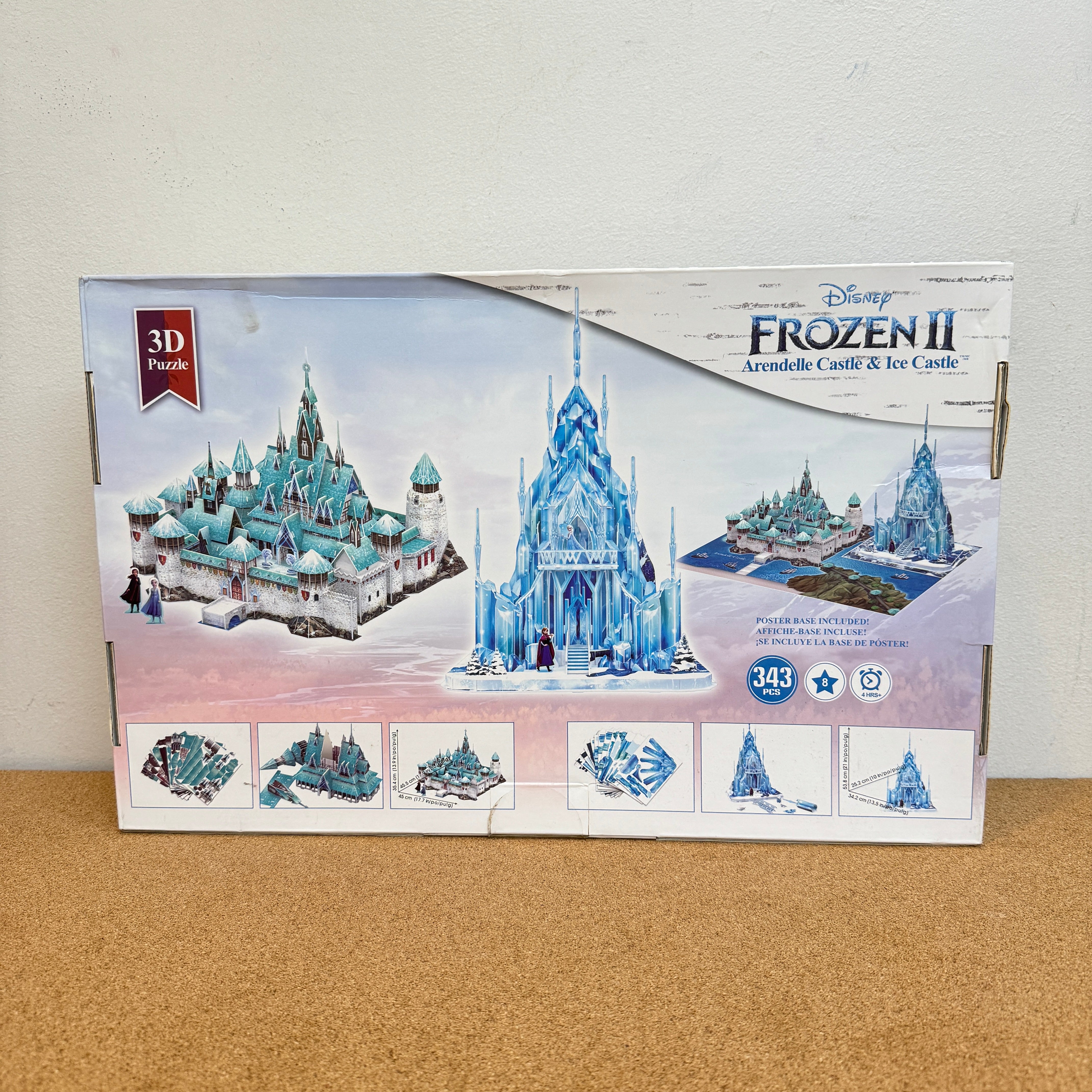 Disney Frozen II Arendelle Castle & Ice Castle 3D Puzzle