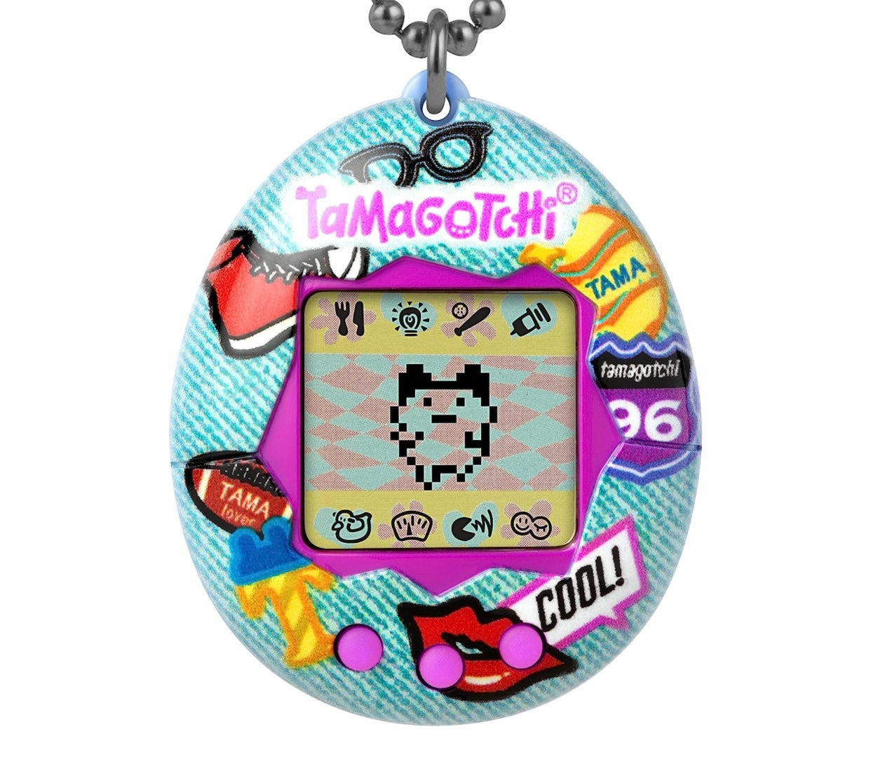 Tamagotchi The Original Virtual Reality Pet- Denim Patches