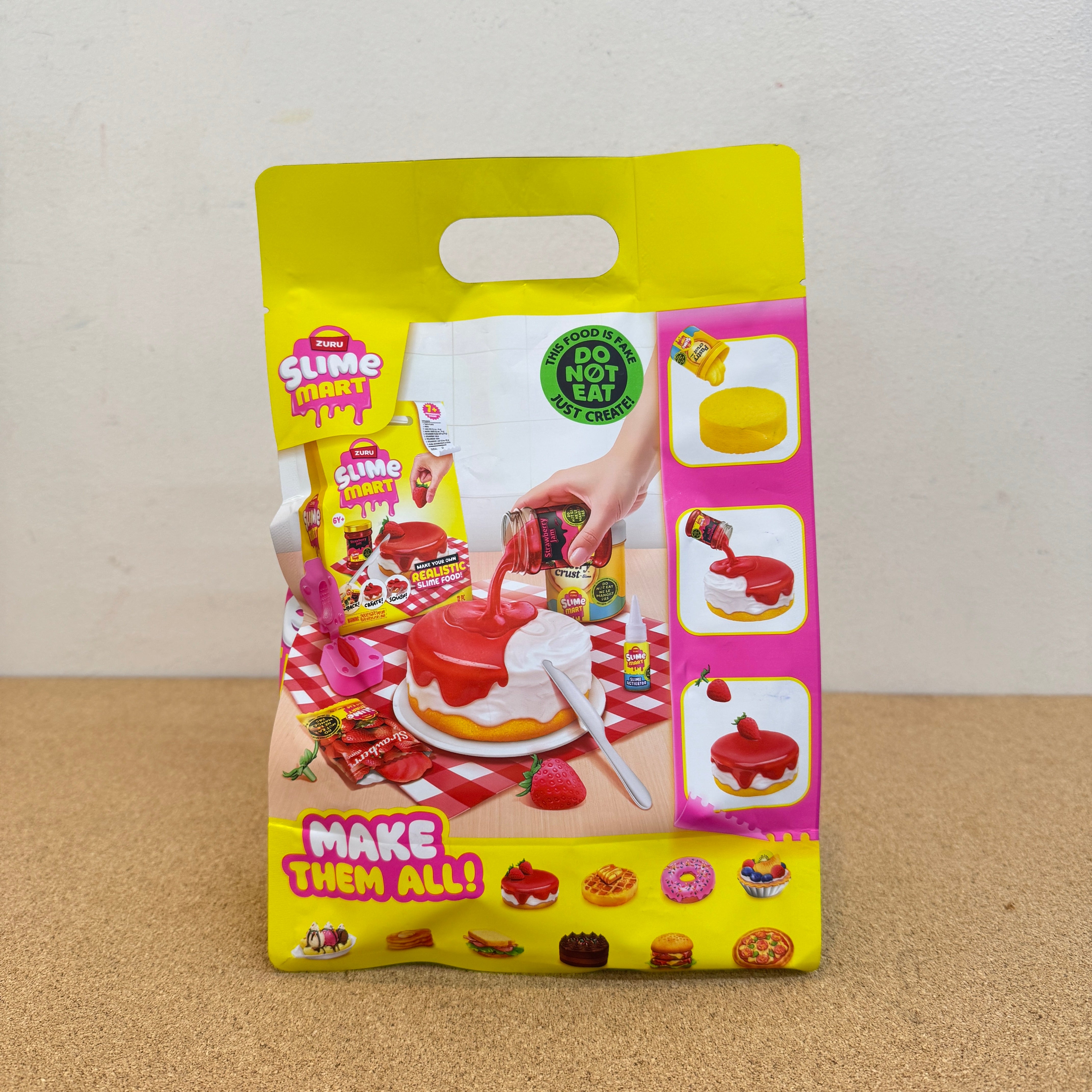 Slime Mart Strawberry Cheesecake Craft Kit