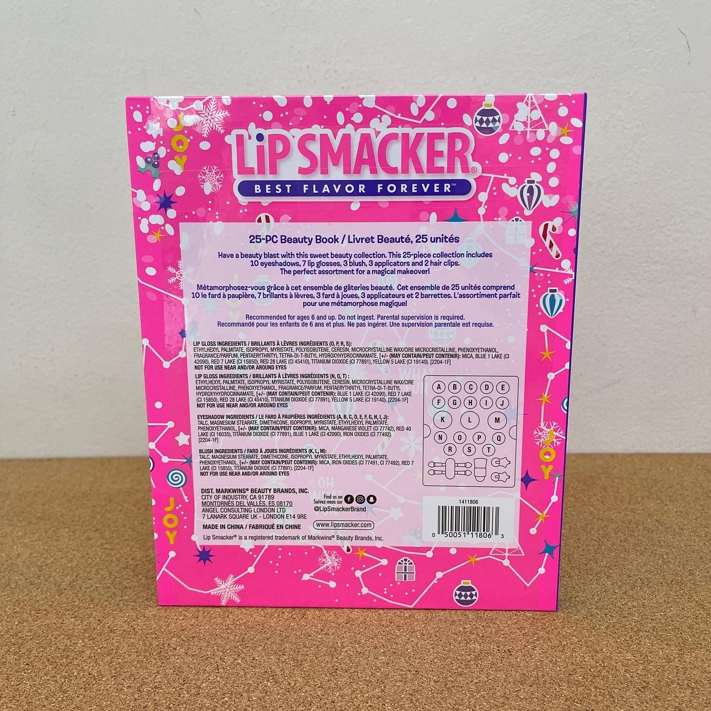 Lipsmacker Holidays Christmas Beauty Make Up Set