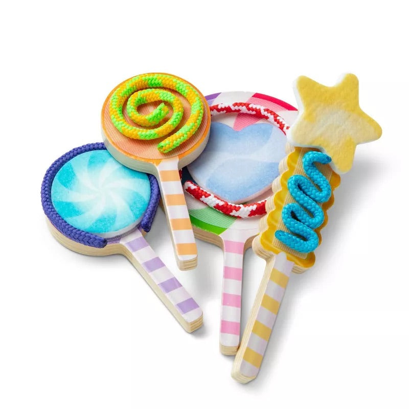 Melissa & Doug Wooden Lollipop Playset