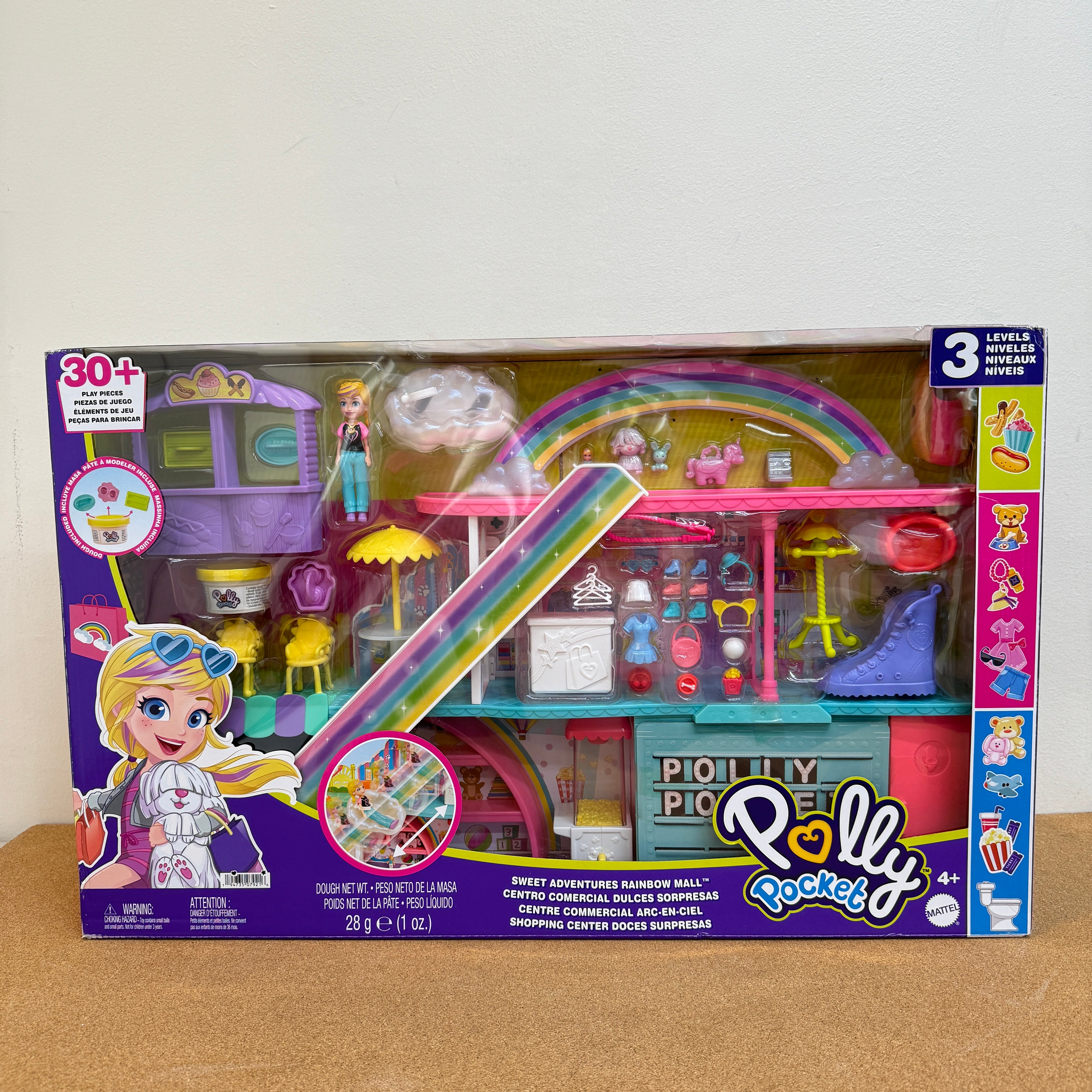 Polly Pocket Sweet Adventures Rainbow Mall