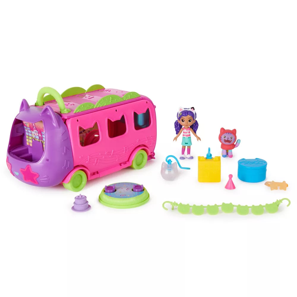 Gabby’s Dollhouse Sprinkle Party Bus Playset