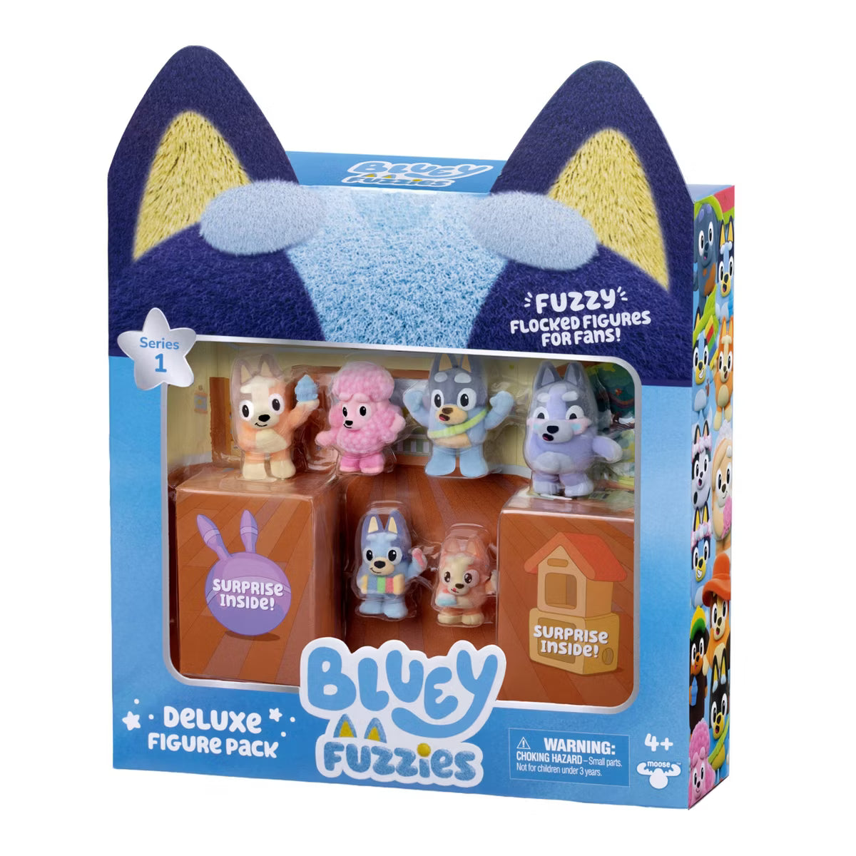 Bluey Fuzzies Deluxe Figure Pack