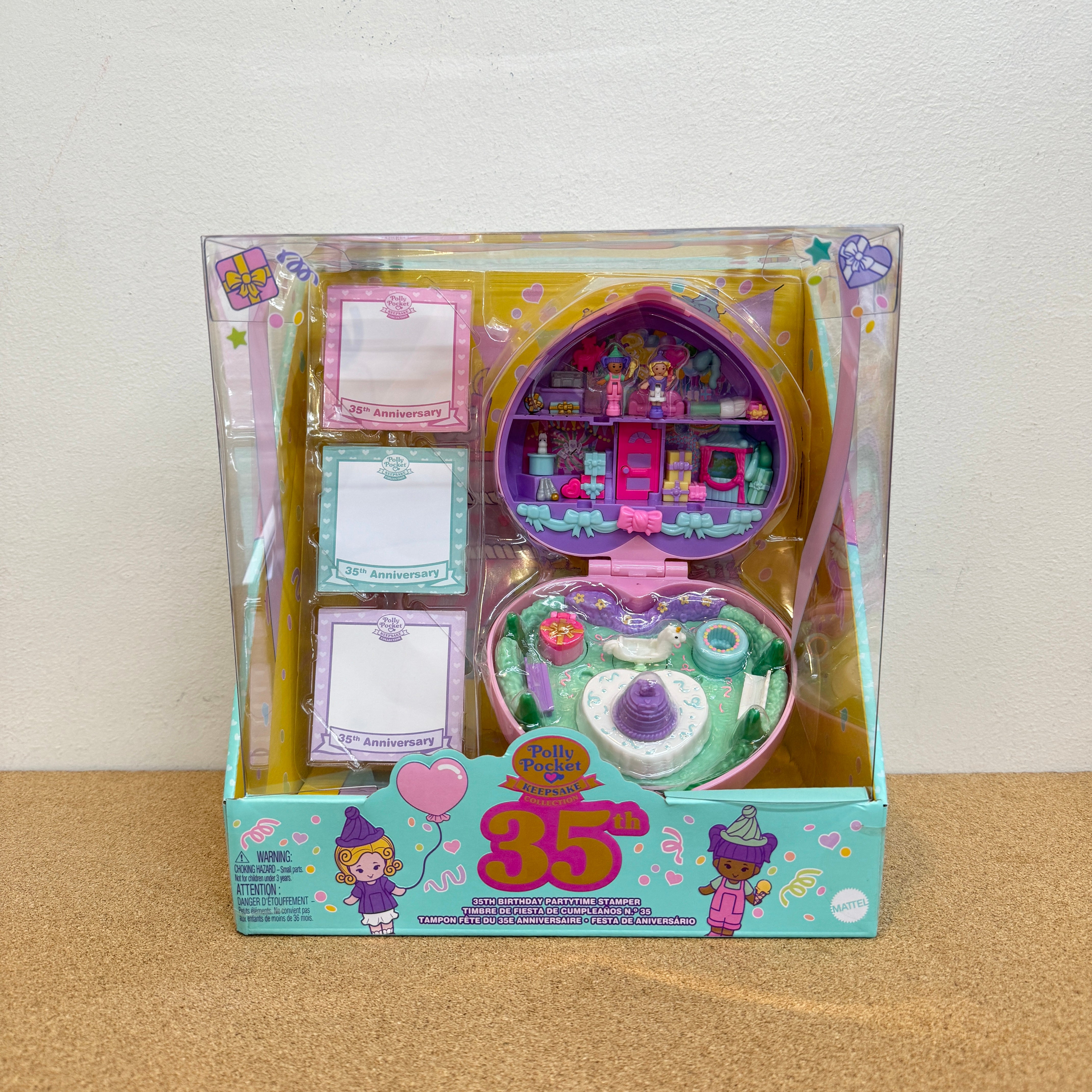 Polly Pocket 35th Birthday Party Time Stamper