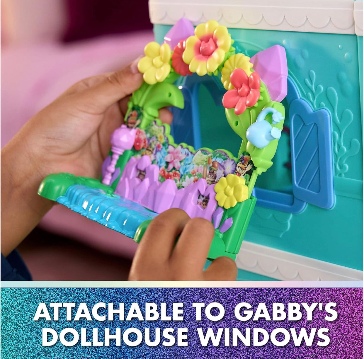 Gabby’s Dollhouse The Movie Queen Kitty Fairy’s Garden Balcony