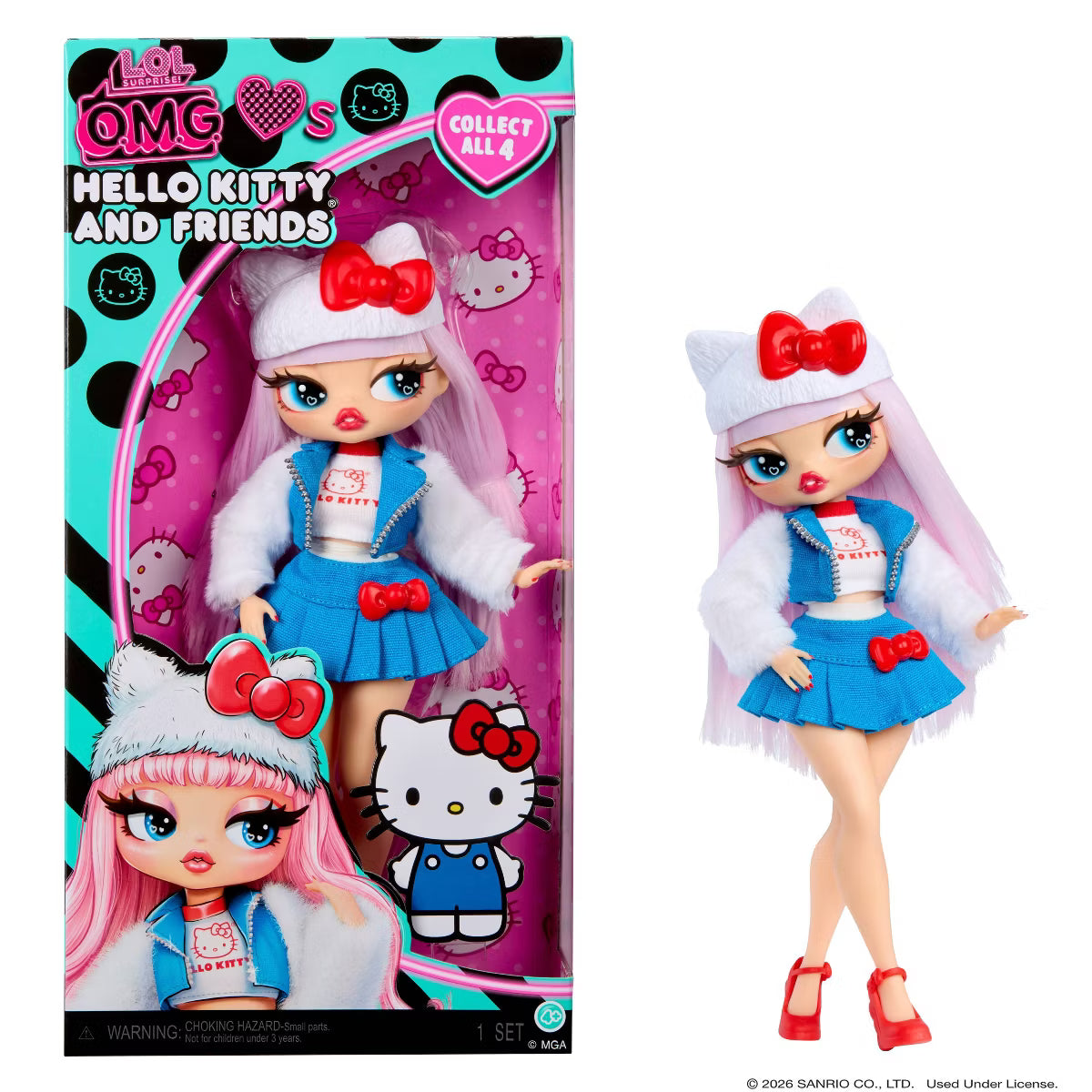 LOL Surprise OMG Loves Hello Kitty and Friends Fashion Doll - Hello Kitty
