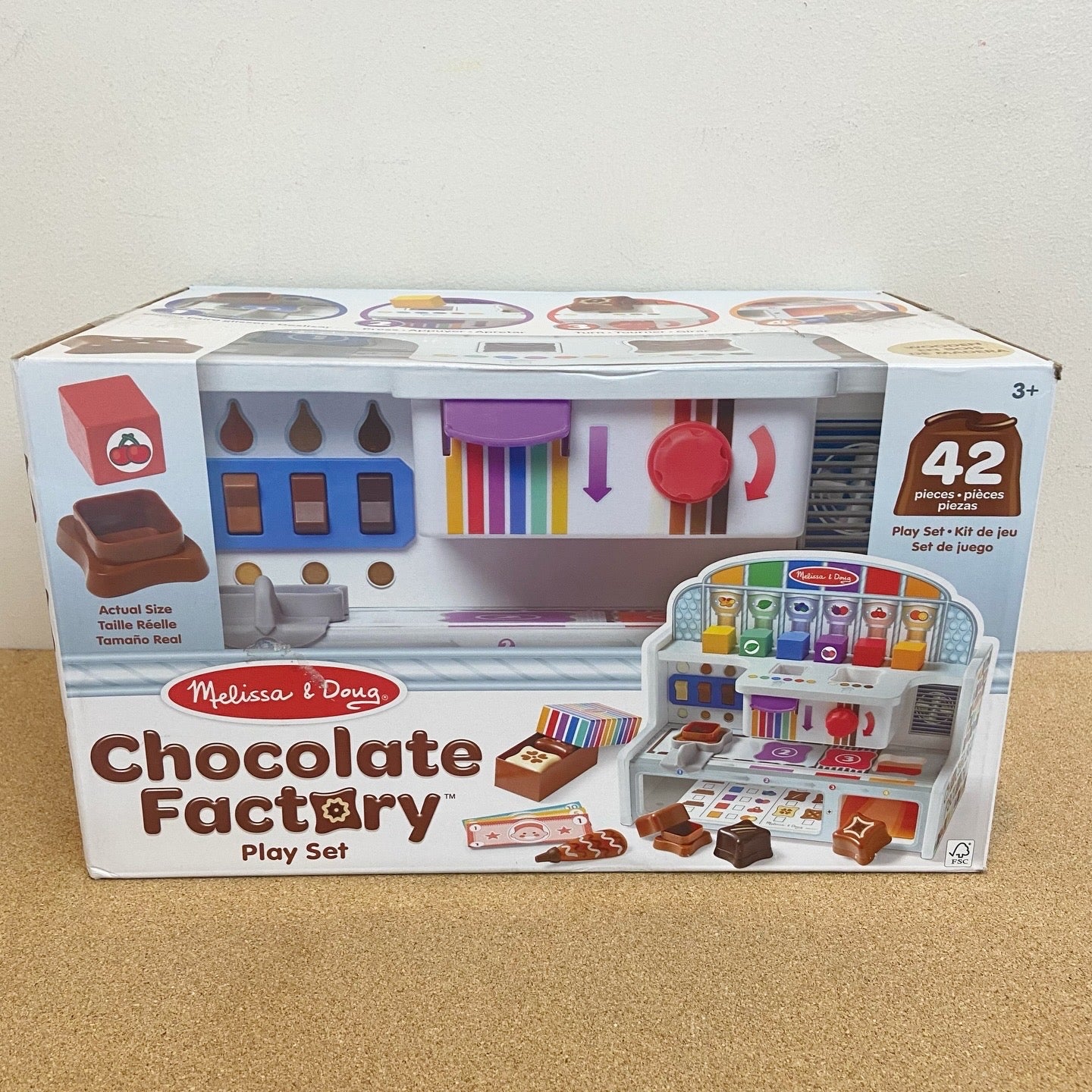 Melissa & Doug Wooden Chocolate Factory Playset