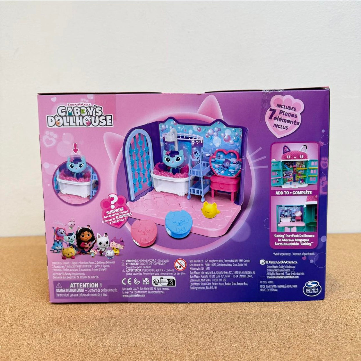 Gabby’s Dollhouse Mercat Primp & Pamper Bathroom