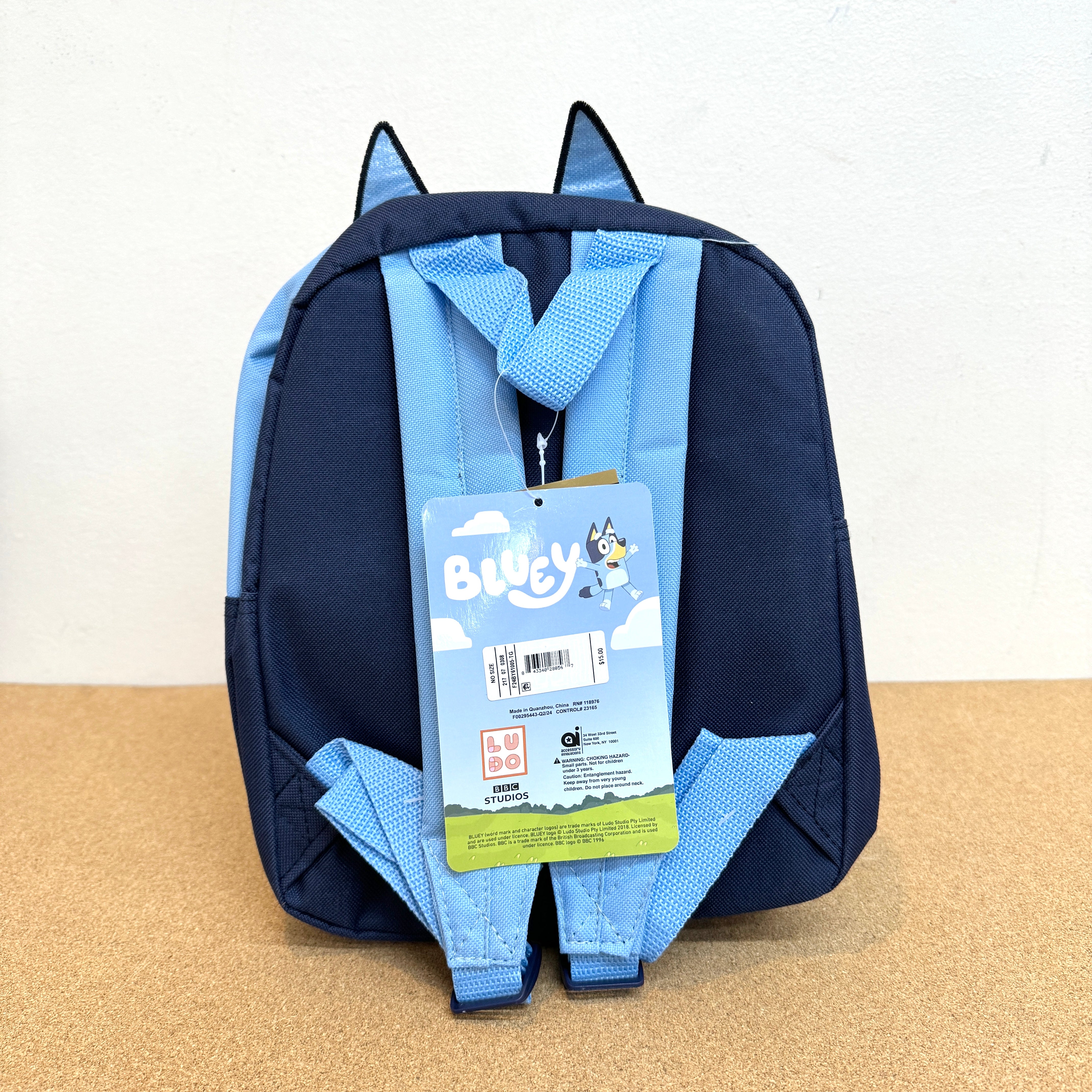 Bluey Toddler Backpack - Blue