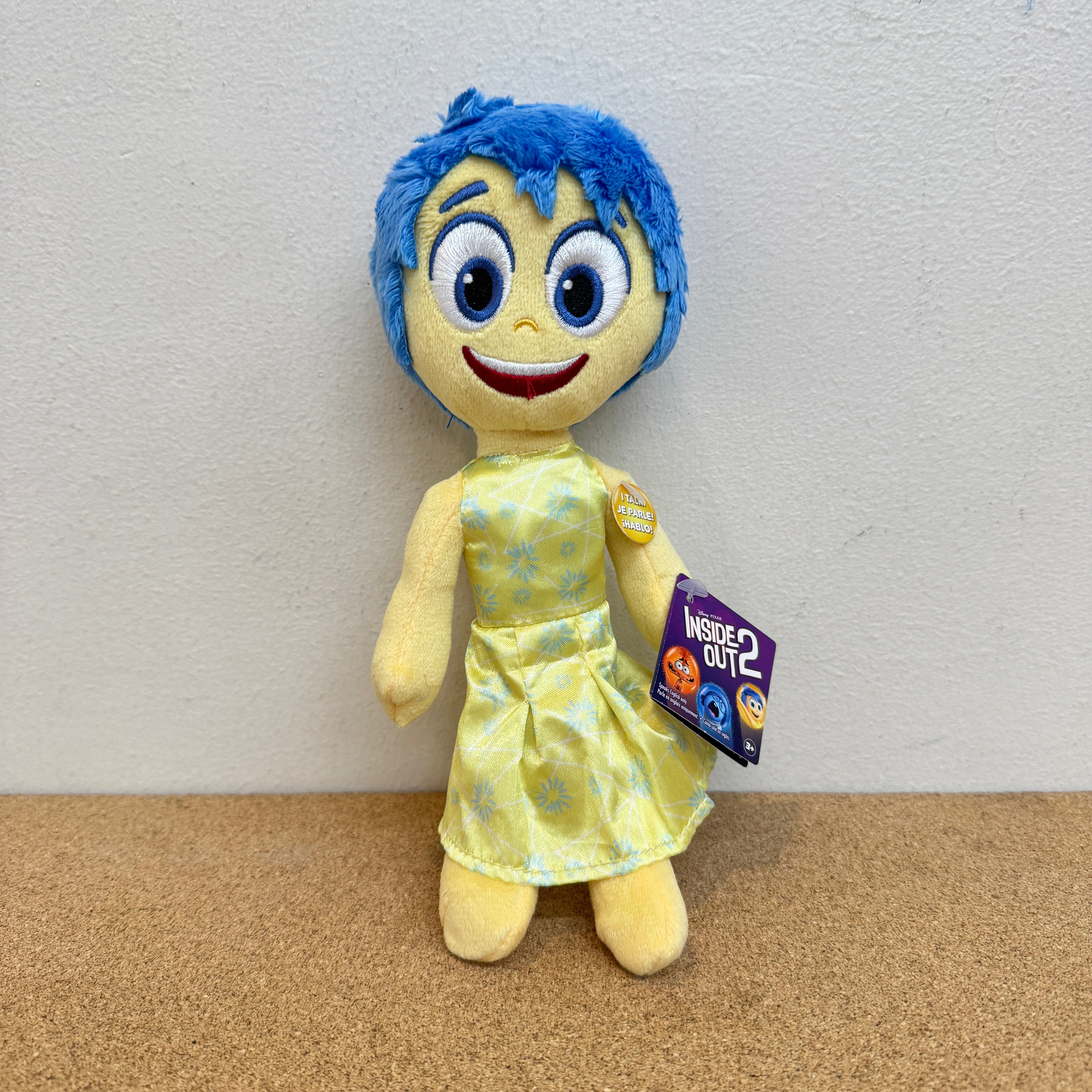 Disney Inside Out 2 Talk It Out Small Plush 9” - Joy