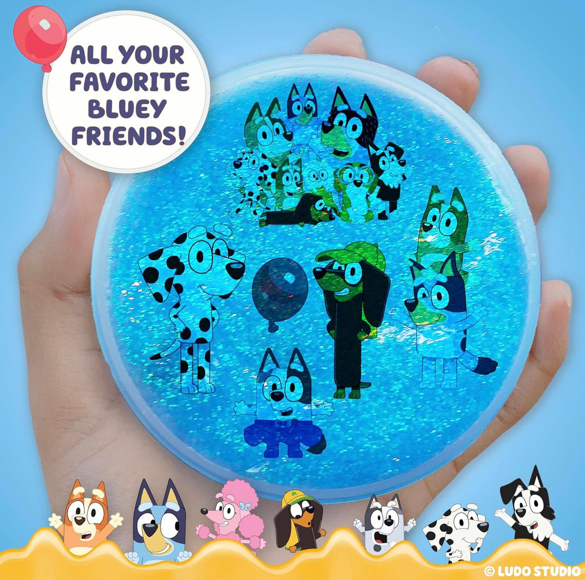 Slimygloop Tattoozee Bluey Tattoo Transfer Slime Kit