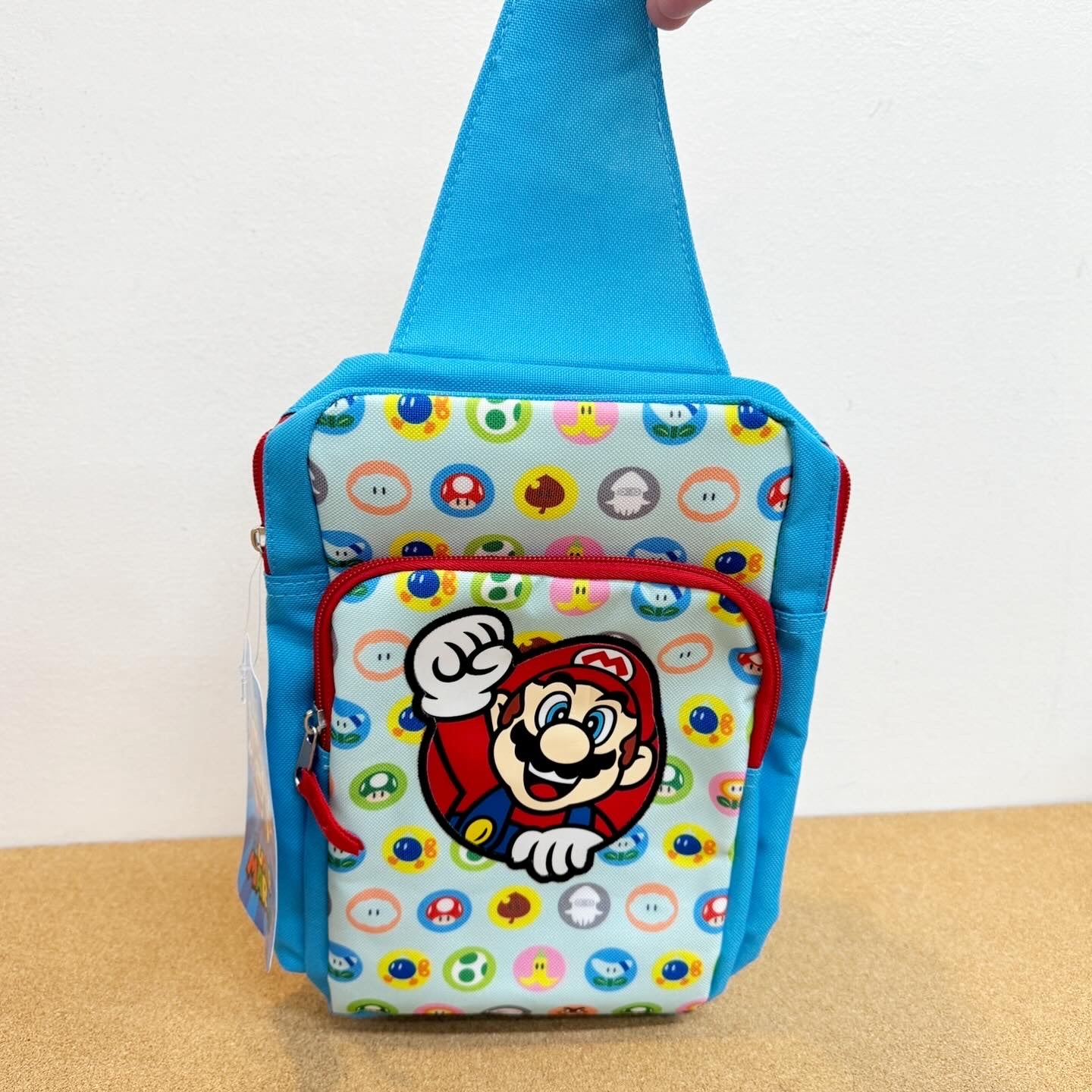 Super Mario Kids Crossbody Bag Sling Pack - Blue