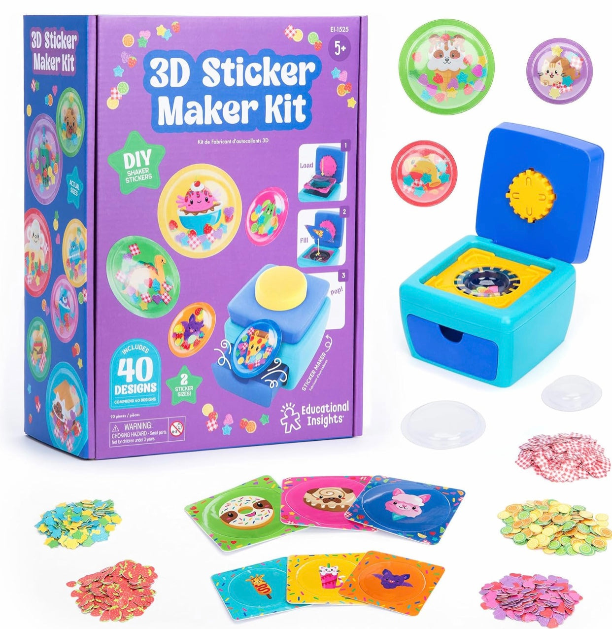 Educational Insights 3D Sticker Maker Kit