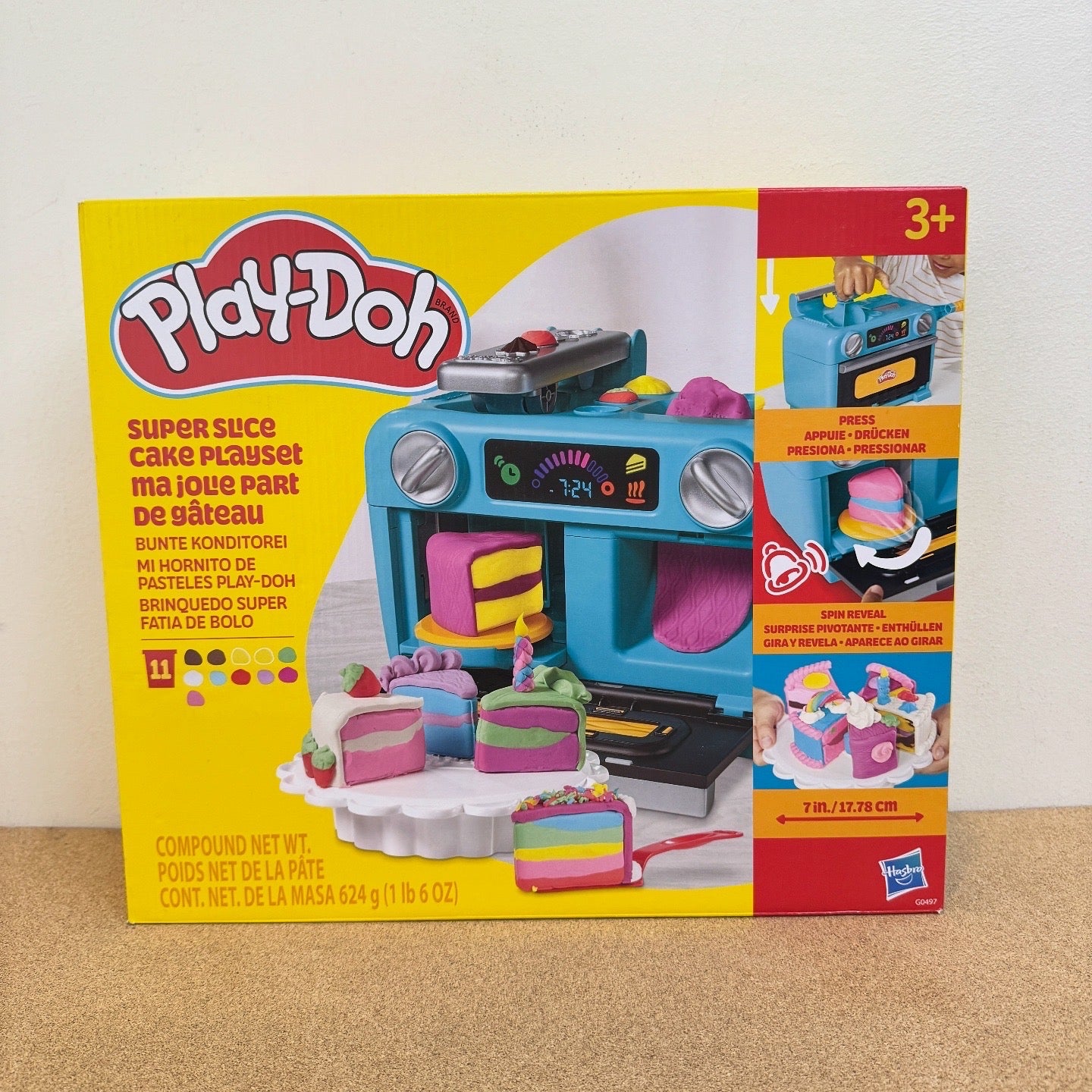 Play Doh Super Slice Cake Playset