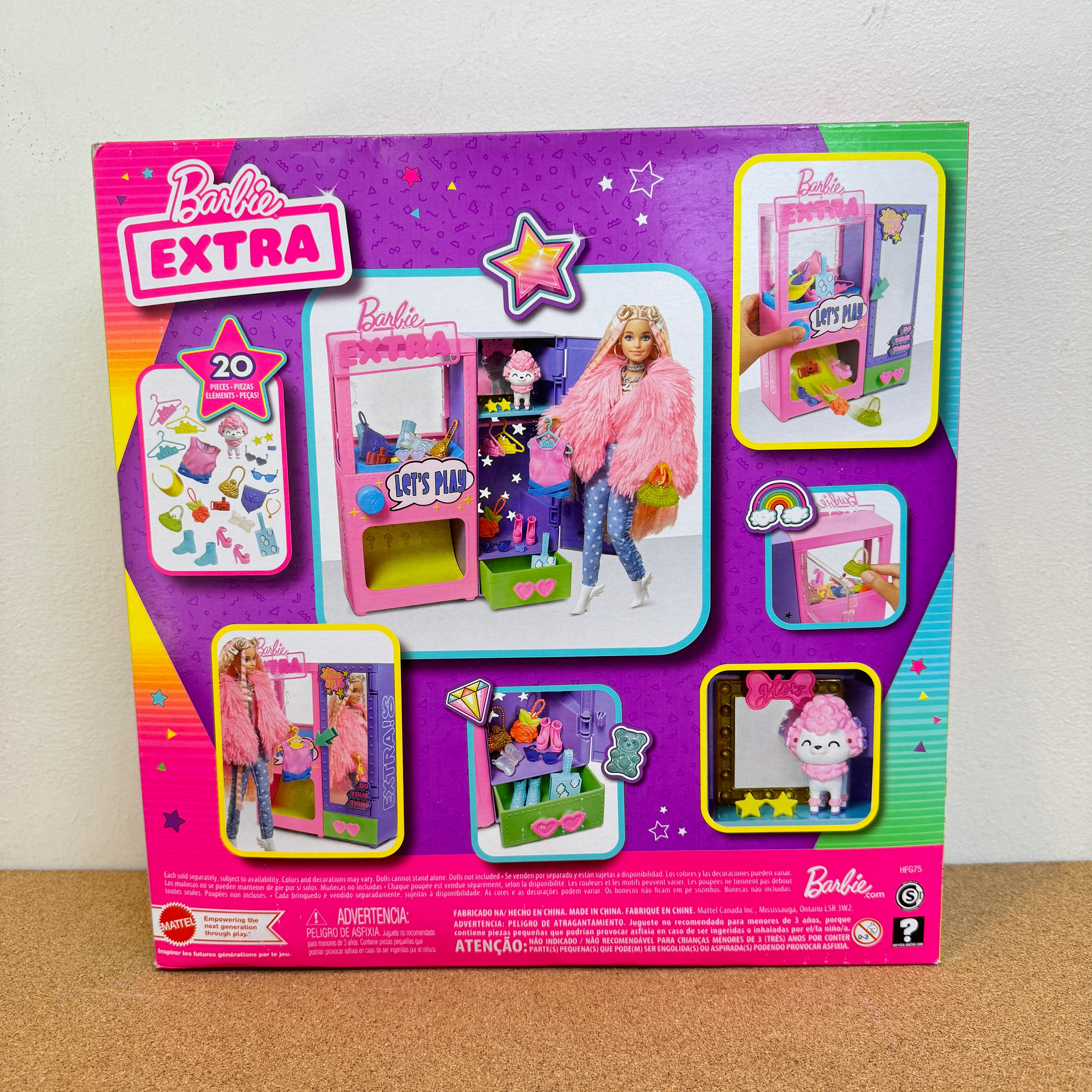 Barbie Extra Surprise Fashion Closet Playset