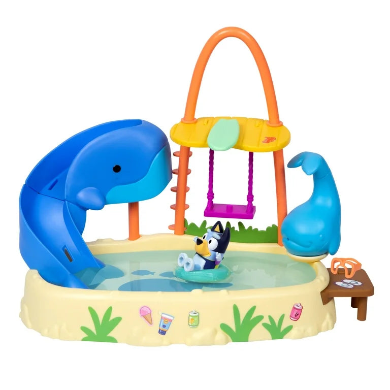 Bluey Whale Water Park Playset