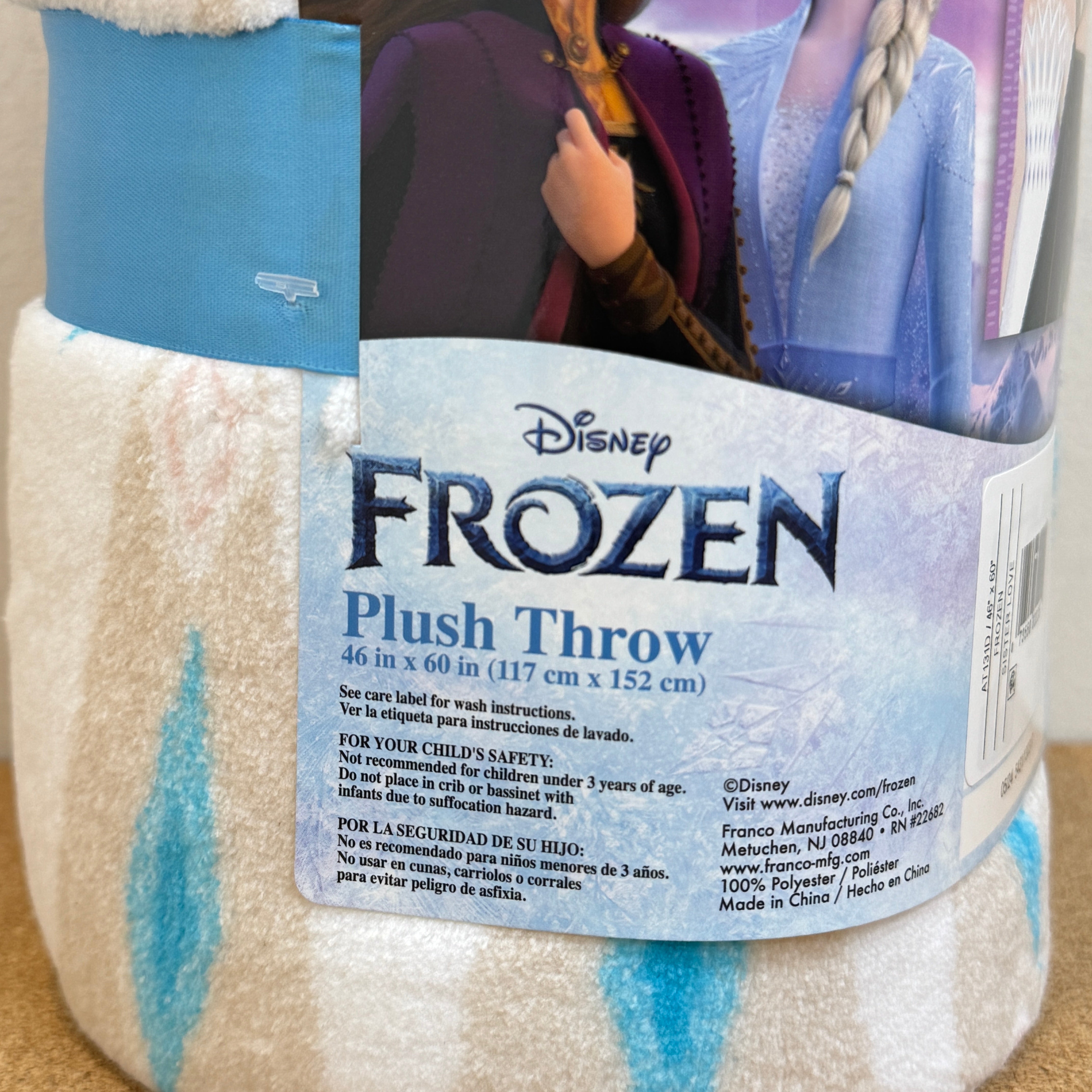 Frozen Kids Throw Blanket 46x60Inch