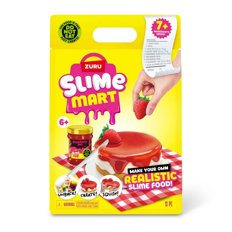 Slime Mart Strawberry Cheesecake Craft Kit